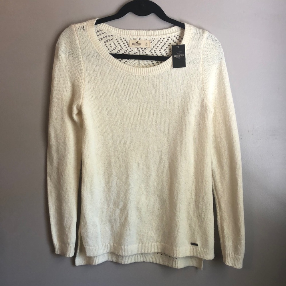 Hollister Sweater, Cream colored, Size S
